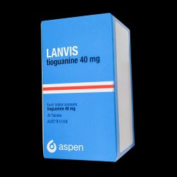 Ланвис (Тиогуанин) таблетки 40мг 25шт в Черкесске и области фото