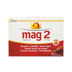 Маг 2, Mag 2, Магний 122мг ампулы для питья б/сахара №30 в Черкесске и области фото