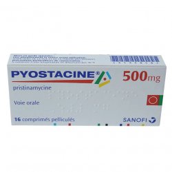 Пиостацин (Пристинамицин) таблетки 500мг №16 в Черкесске и области фото